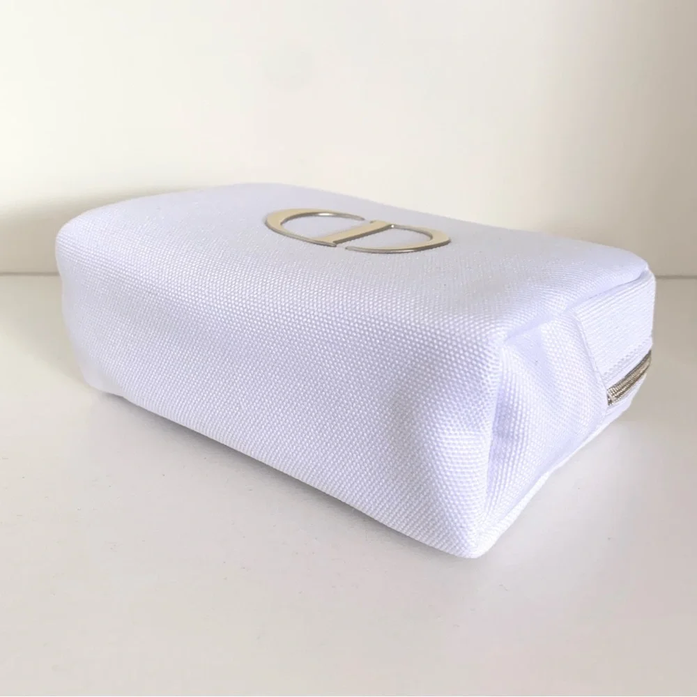 Hold NWOT Dior canvas makeup pouch